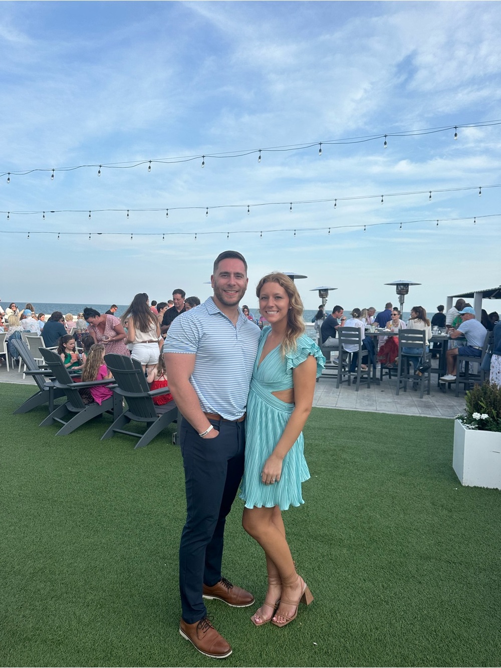 Women's Teal Wrap Dress :